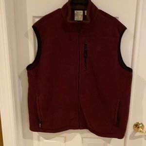 Timberland xxl vest; maroon